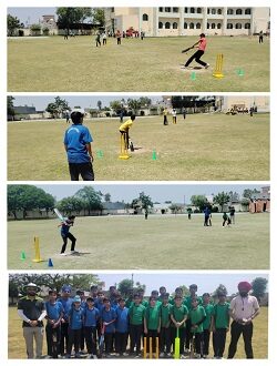 Inter House Cricket Match under-14 